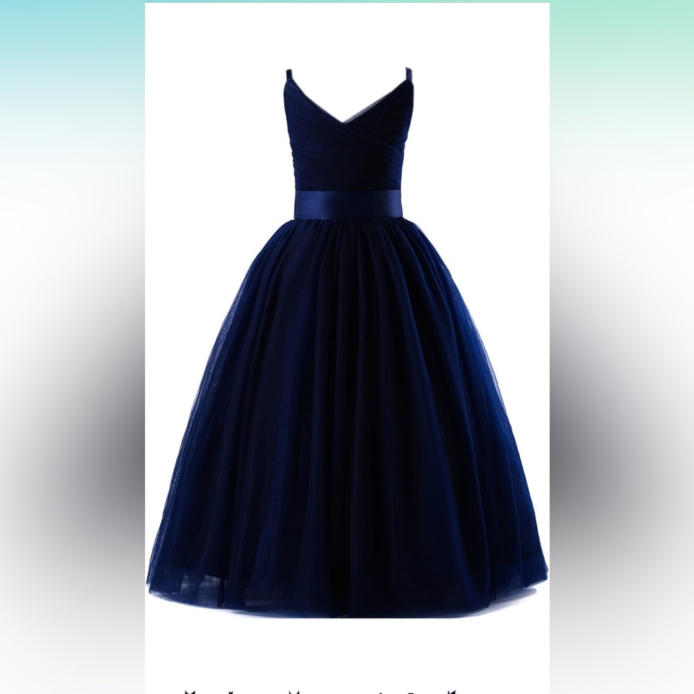 SOLD Navy Tulle Dress